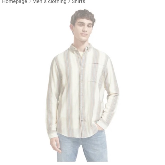 Scotch & Soda Brand New Crinkle Stripe Shirt - Picture 9 of 11